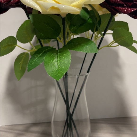 Handmade Ribbon Roses for vases - Picture 3 of 5
